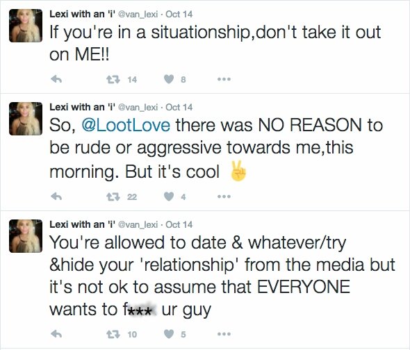 Lexi twitter rant 14 Oct